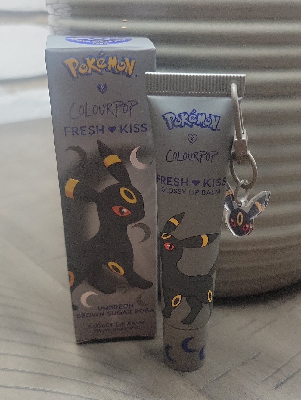 ColourPop Pokémon Umbreon Glossy Lip Balm — Brown Sugar Boba